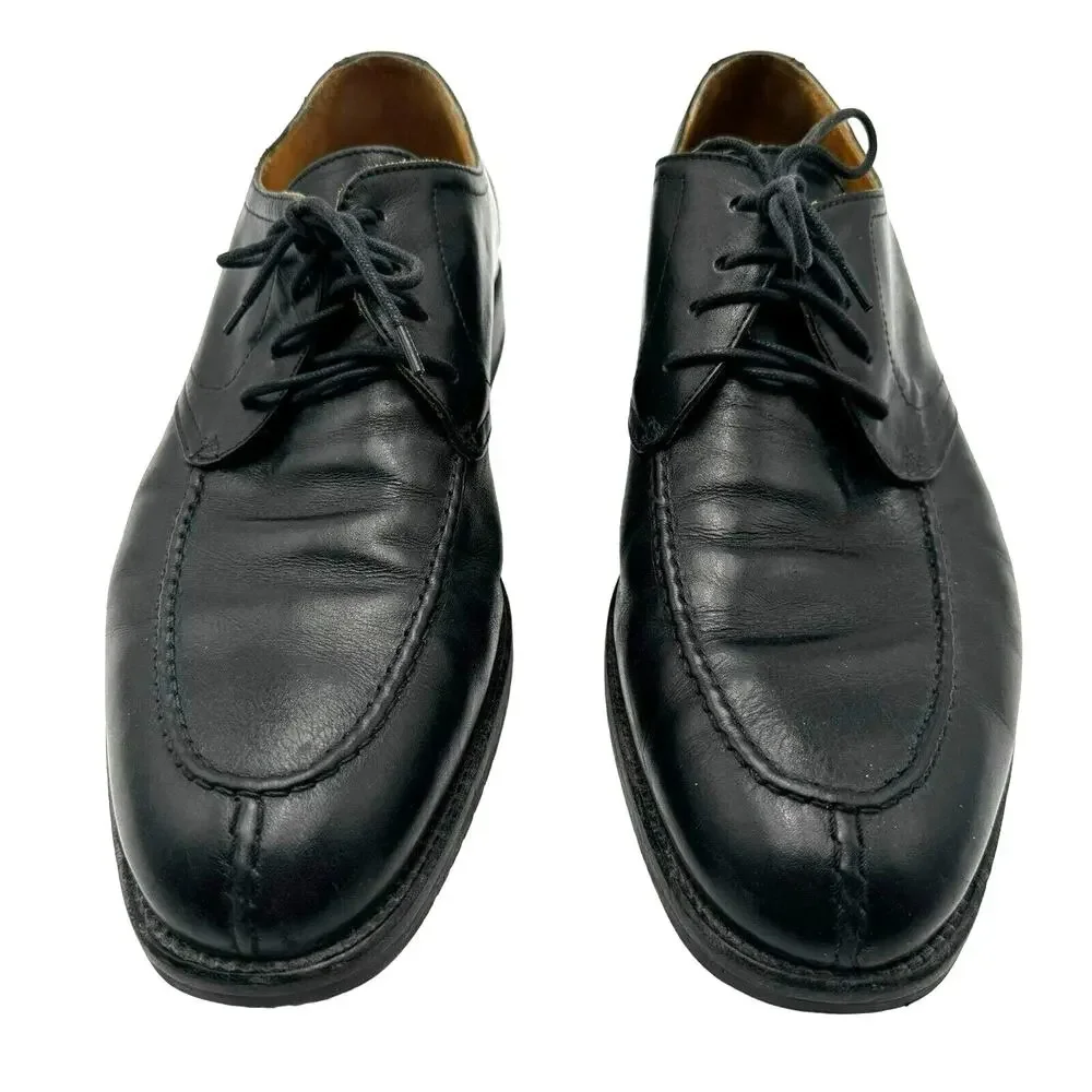CABLE & CO |‎ Men's size 10 Black Leather Oxfords Dress Shoes Made in Italy